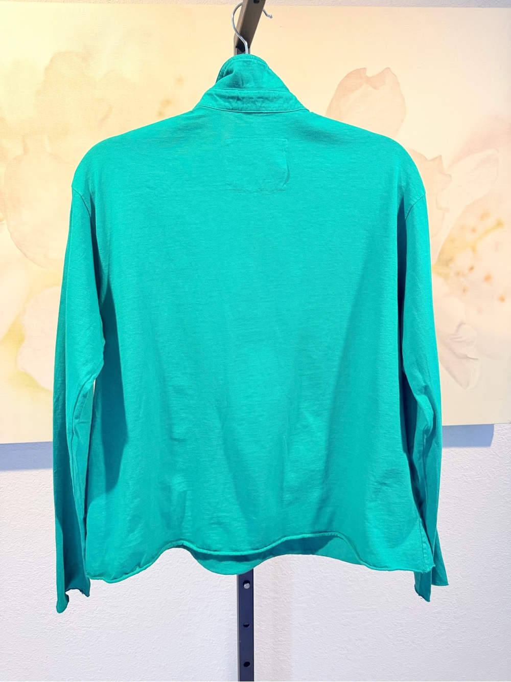 🆕Frank & Eileen Patrick Popover Henley in Birdie Green - Picture 7 of 8